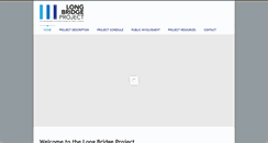 Desktop Screenshot of longbridgeproject.com